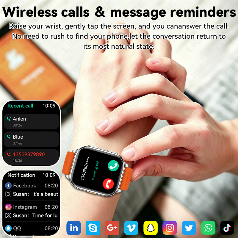 LIGE 2026 Camera Smart Watch M - Photography History 评论和价格