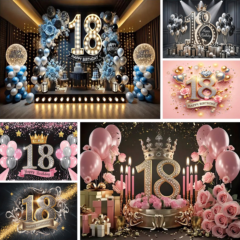18th  Birthday Partys Decorati - Photography Of A Man 评论和价格