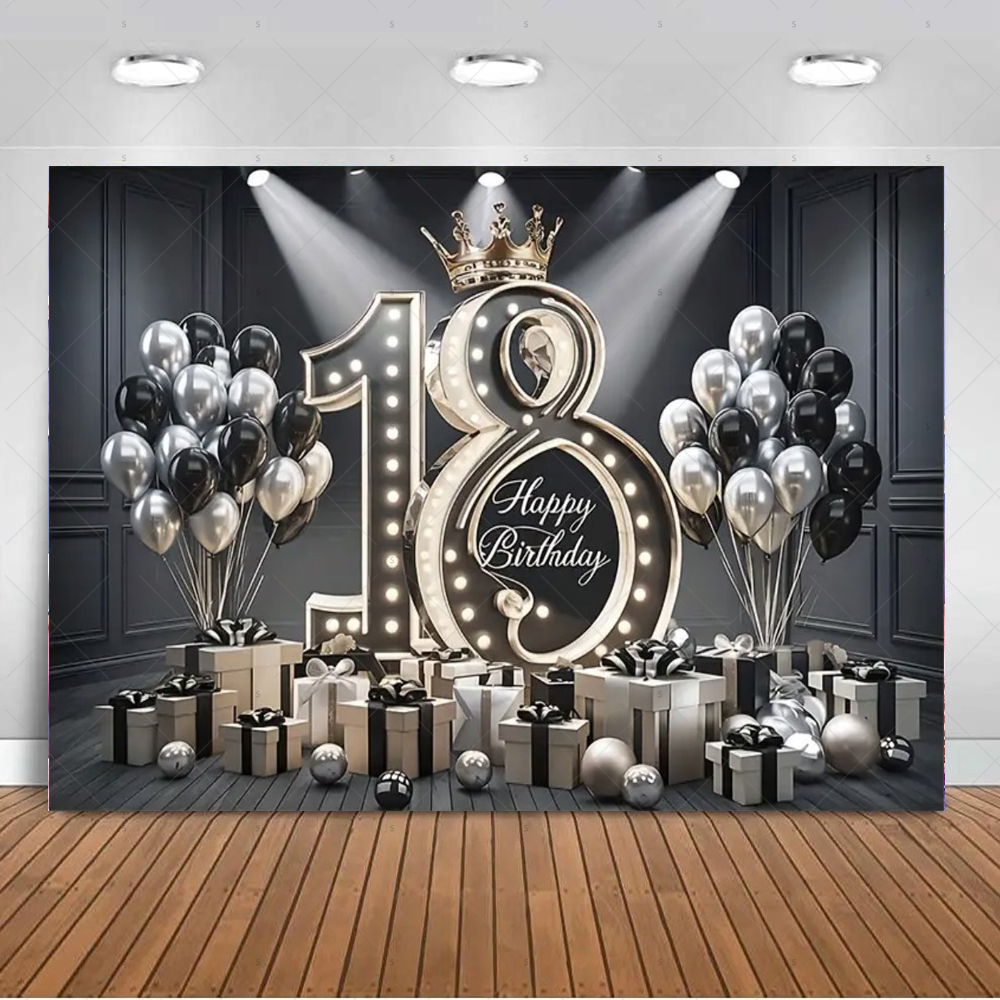 18th  Birthday Partys Decorati - Photography Of A Man 评论和价格