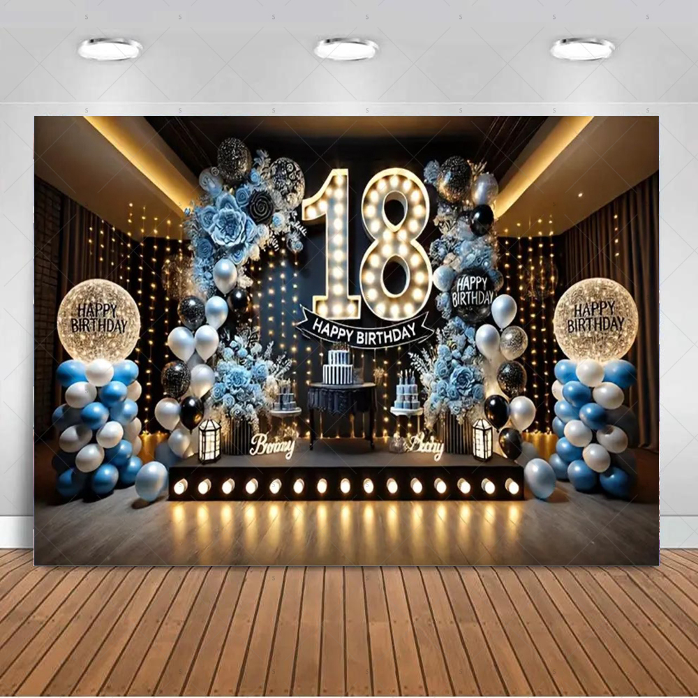18th  Birthday Partys Decorati - Photography Of A Man 评论和价格
