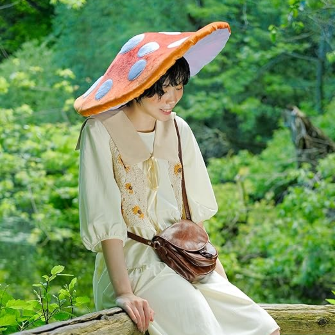 Creative mushroom hat with red - Photography Umbrella 评论和价格