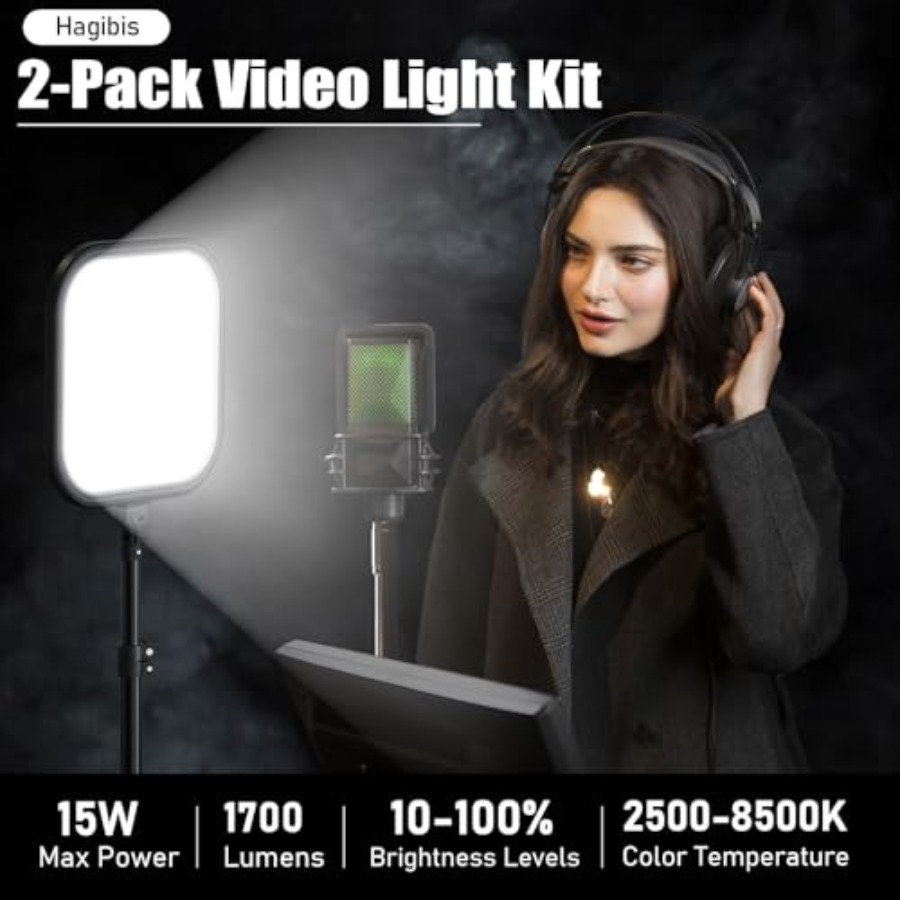 2Pack LED Video Light Kit, 15W - Photography Video 评论和价格