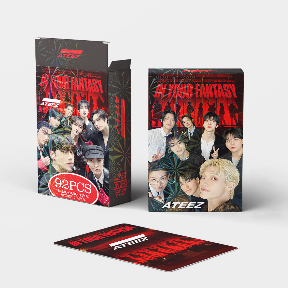 92pcs Kpop ATEEZ  Lomo Cards a - Photography History 评论和价格